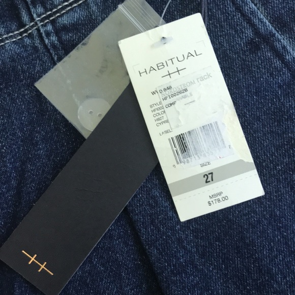 NWT Habitual wide leg button high rise jeans 27 - Picture 7 of 7